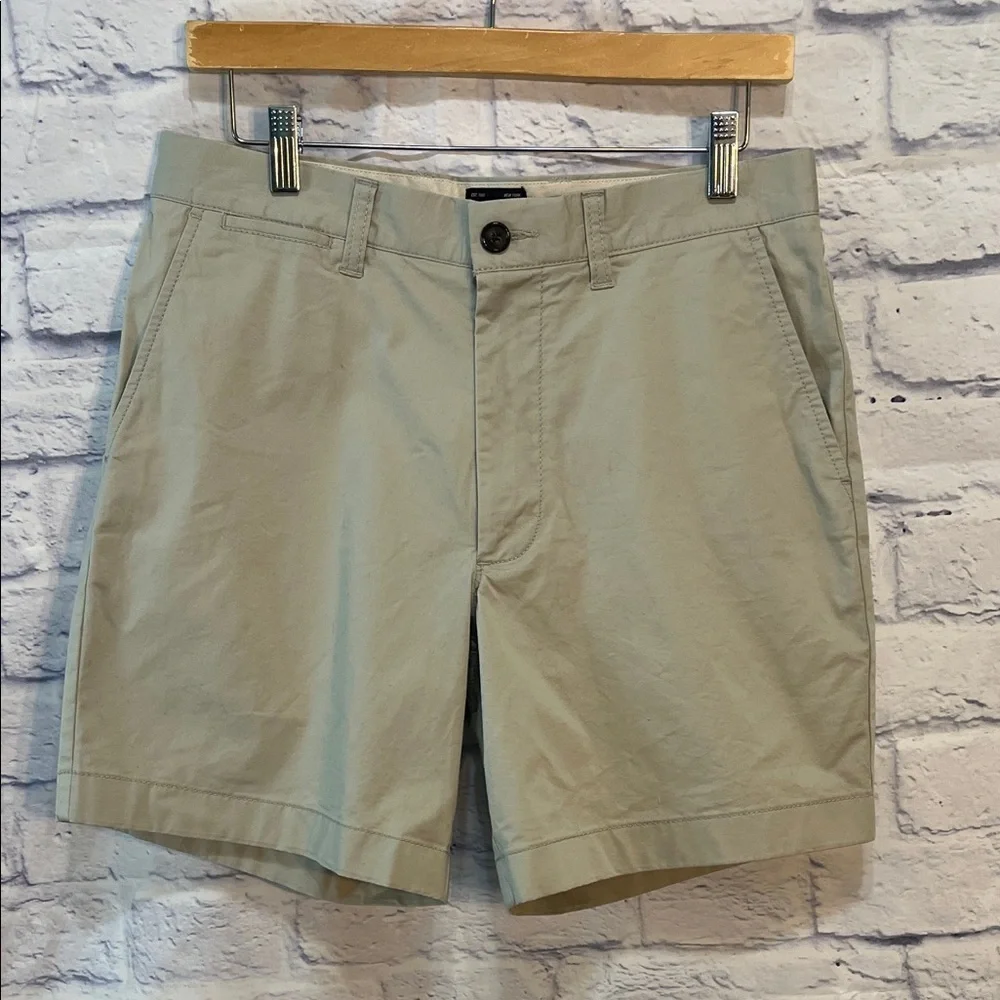 J. Crew Cotton Shorts Men’s 770 Straight Tan Waist 30” Inseam 7”